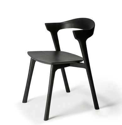 Chaise à manger en bois massif de style européen moderne pour meubles d'hôtel en bois de cendres