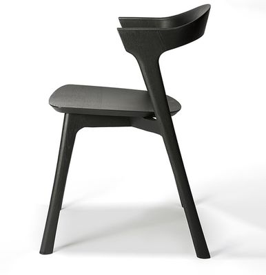 Chaise à manger en bois massif de style européen moderne pour meubles d'hôtel en bois de cendres