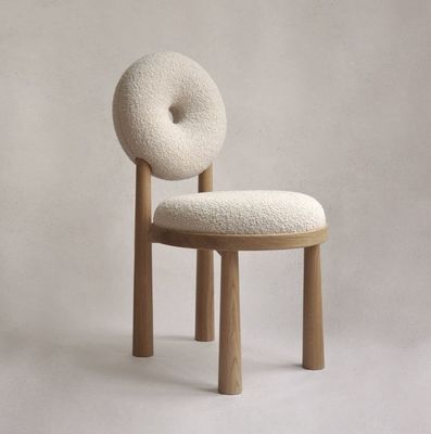 Chaise à manger en bois massif moderne pour les modèles personnalisés dans les meubles de salle à manger