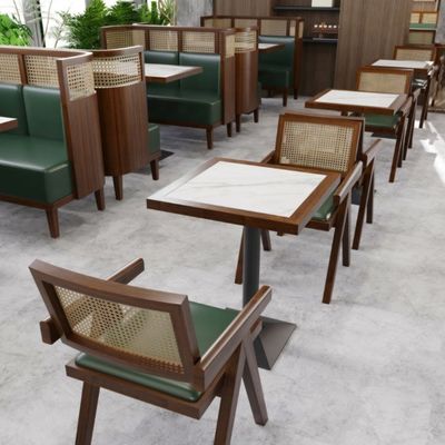 Deux ans de garantie chaise en rotin chaud pour la salle à manger