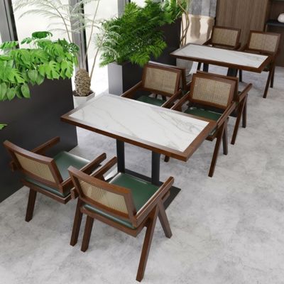 Deux ans de garantie chaise en rotin chaud pour la salle à manger