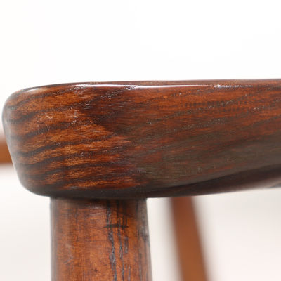 Chaise présidentielle en bois massif de design nordique pour meubles de restaurant