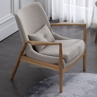 Meubles de salon Chaises en bois robustes Canapé avec accoudoirs et coussins rembourrés