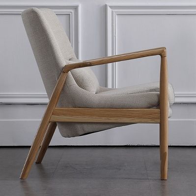 Meubles de salon Chaises en bois robustes Canapé avec accoudoirs et coussins rembourrés