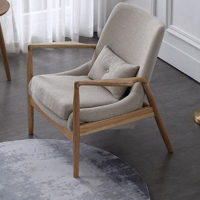 Meubles de salon Chaises en bois robustes Canapé avec accoudoirs et coussins rembourrés