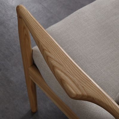 Meubles de salon Chaises en bois robustes Canapé avec accoudoirs et coussins rembourrés