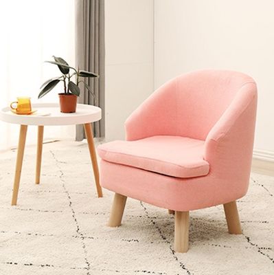 Couverture en tissu de design moderne fauteuil en bois massif pour le salon canapé fauteuil