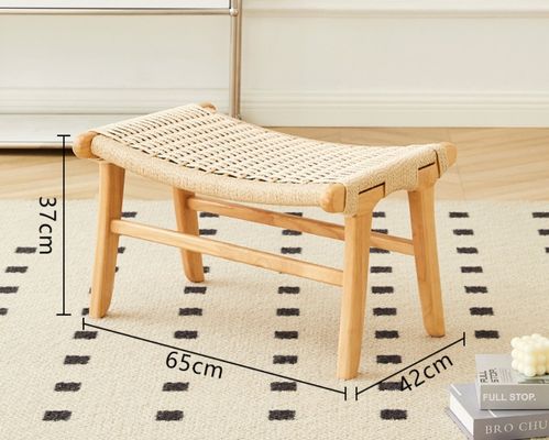 Chaise de salon en bois naturel tissé à la corde La combinaison parfaite de style et de fonction à Londres