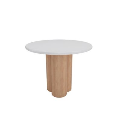 NO Table à manger en bois ronde pliée pour salle à manger moderne Meubles de salon Meubles de maison