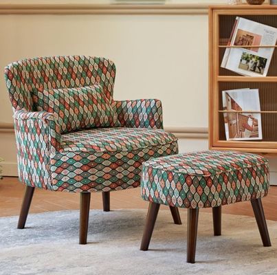 Chaises en bois pour le salon Meubles américains de design moderne Chaise de loisir en bois massif