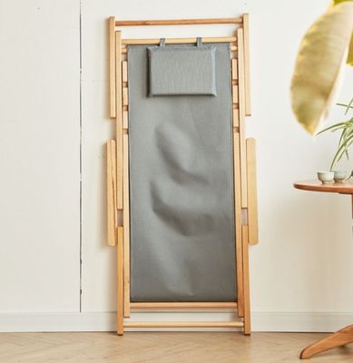 Chaise de canapé pliant en bois moderne Meuble de salon de style nordique avec couleur personnalisée et finition nitrolacque