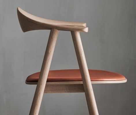 Chaise en bois massif de luxe Vintage W55*D47.5*H74.5cm pour les meubles de maison dans le style classique