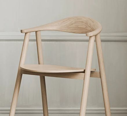 Chaise en bois massif de luxe Vintage W55*D47.5*H74.5cm pour les meubles de maison dans le style classique