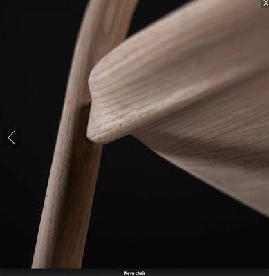 Général Meubles de maison Vintage Chaise à manger en bois massif avec accoudoir et coussin rembourrés