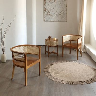 Accueil Meubles Morden Nordique Tissue de canne Noir Rarran Chaise de couchage Chaise en bois Vicker pour les hôtels Chaises de salle à manger rembourrées