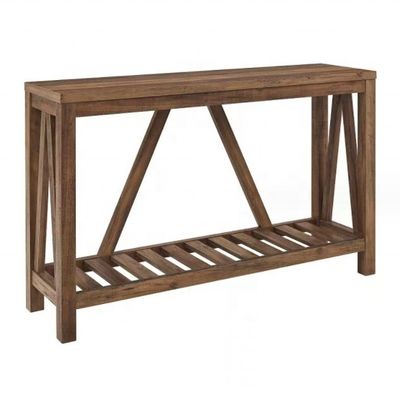 Emballage du courrier Design moderne Table du porche en bois pur Étagère simple Table rectangulaire