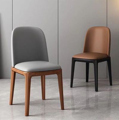 Meubles de salle à manger moderne Chaise en bois avec construction en bois massif
