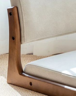 Assise arrière chambre et bois massif salle à manger naturelle fauteuil sans jambes pour salon design minimaliste