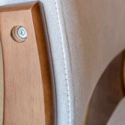 Assise arrière chambre et bois massif salle à manger naturelle fauteuil sans jambes pour salon design minimaliste