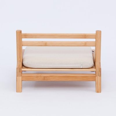 Accueil Meubles japonais Tatami Bois fauteuil de thé sans jambes au sol avec support arrière OEM/ODM OUI