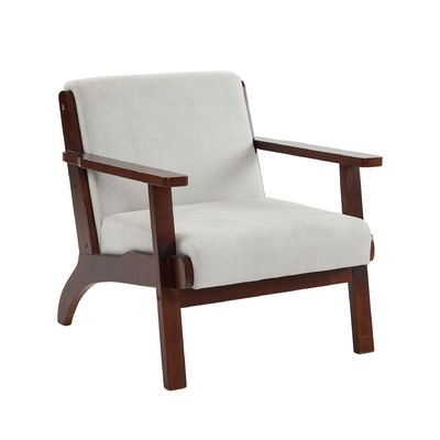 Salle de séjour moderne canapé à bras en tissu chaise salon canapé simple chaise avec Wabi-Sabi design personnalisé