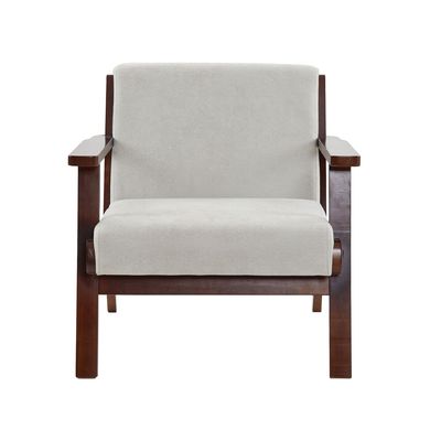 Salle de séjour moderne canapé à bras en tissu chaise salon canapé simple chaise avec Wabi-Sabi design personnalisé