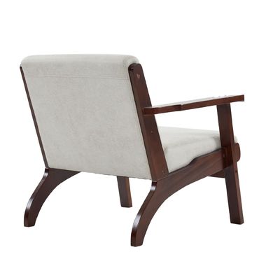 Salle de séjour moderne canapé à bras en tissu chaise salon canapé simple chaise avec Wabi-Sabi design personnalisé