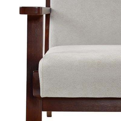 Salle de séjour moderne canapé à bras en tissu chaise salon canapé simple chaise avec Wabi-Sabi design personnalisé