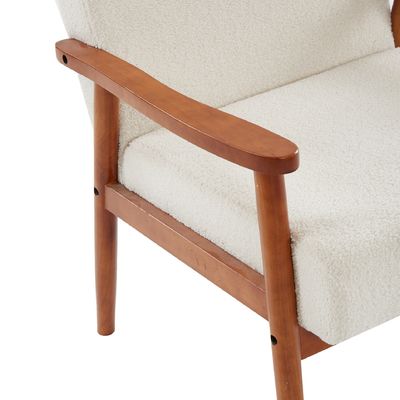 Chaise de canapé en bois massif en extérieur pour salon et hôtel