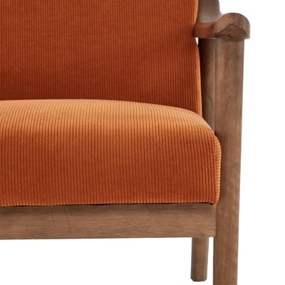 Chaise de salon en tissu moderne Chaise de salon simple Chaise de canapé en bois massif Chaise de canapé en bois massif avec emballage du courrier en style chaise de loisirs