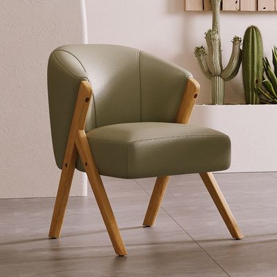 Chaise en bois nordique moderne cadre en bois massif en cendres résistantes pour le design hôtelier chaises de canapé en laine d'agneau de velours en bois