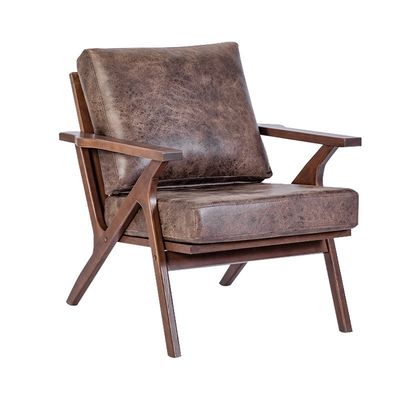 Salle de séjour Accent Arm Chair Chaise en bois nordique moderne avec laine d'agneau de velours Meubles de design d'hôtel en blanc/noir/jaune