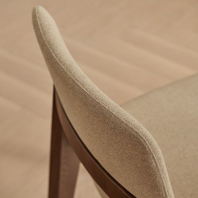 Design moderne cadre en bois de chaume italien classique luxueux chaise de bois pour le salon sophistication