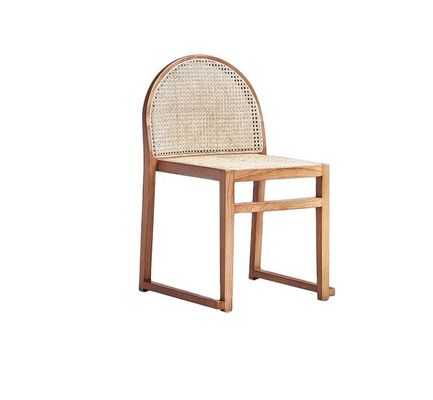 Meubles de salle à manger de l' hôtel Chaise à manger en rotin moderne pour restaurant moderne naturel
