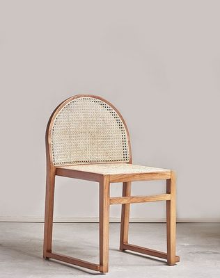 Meubles de salle à manger de l' hôtel Chaise à manger en rotin moderne pour restaurant moderne naturel