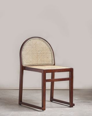 Meubles de salle à manger de l' hôtel Chaise à manger en rotin moderne pour restaurant moderne naturel