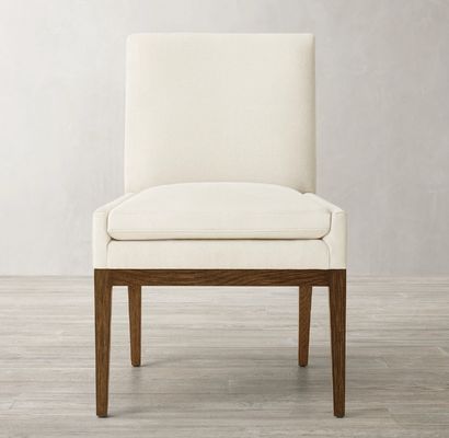 Chaise de salle à manger en bois rembourrée pour restaurant et hôtel moderne