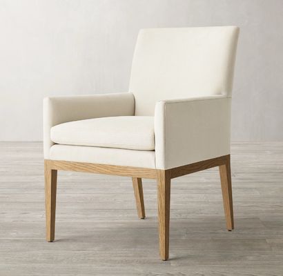 Chaise de salle à manger en bois rembourrée pour restaurant et hôtel moderne