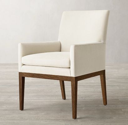 Chaise de salle à manger en bois rembourrée pour restaurant et hôtel moderne