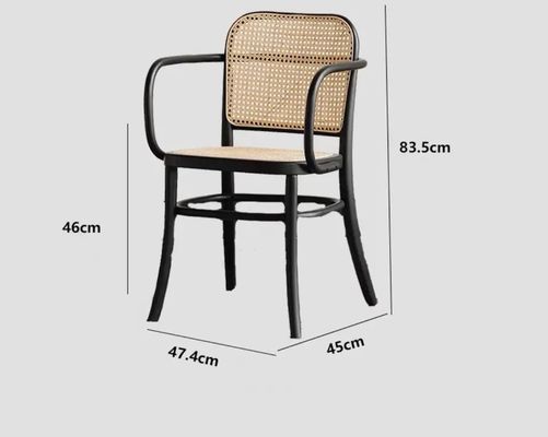 Meubles commerciaux Chaise de salle à manger en bois massif pour restaurant Meubles de bar