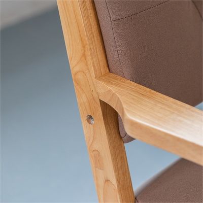 Chaise de canapé en bois massif en bois W60*D73*H76CM La solution de siège ultime pour le salon et l'hôtel modernes