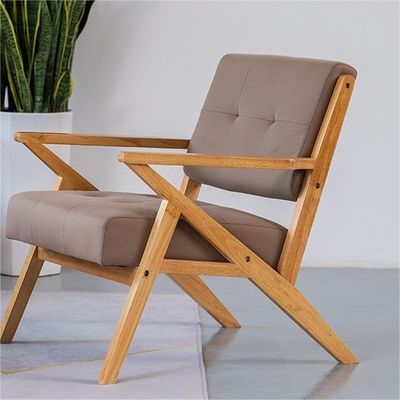 Chaise de canapé en bois massif en bois W60*D73*H76CM La solution de siège ultime pour le salon et l'hôtel modernes