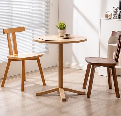 Emballage du courrier Style moderne Chaise pliante en rotin en bois pour bureau et salle à manger