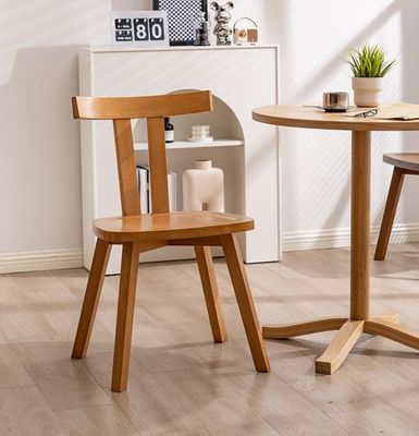 Emballage du courrier Style moderne Chaise pliante en rotin en bois pour bureau et salle à manger