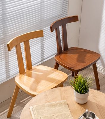Emballage du courrier Style moderne Chaise pliante en rotin en bois pour bureau et salle à manger