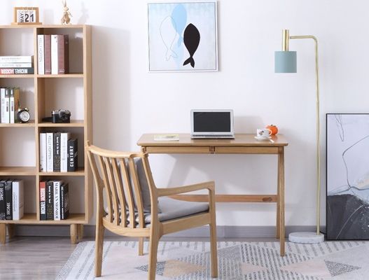 Chaise d'appui-bras en bois chaise à manger en bois rembourrée avec rembourrage en vrac