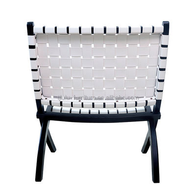 Meubles de salon Designs personnalisés Moderne Sofa de salon pliable en bois Chaise avec finition en nitrolacque