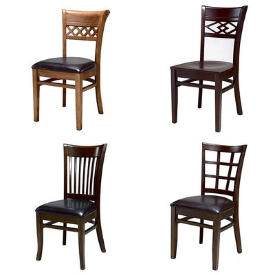 Chaises en bois massif moderne pour le design de restaurant