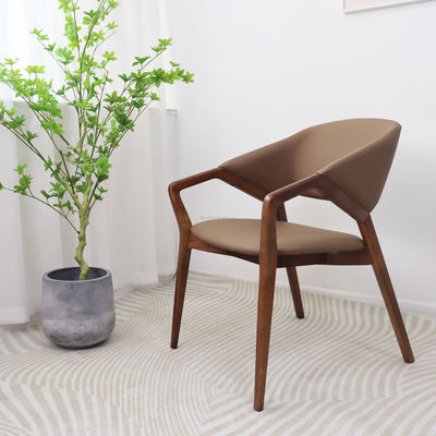 Meubles de salle à manger moderne W58*D61*H80CM Chaise nordique Chaises en bois massif pour le restaurant