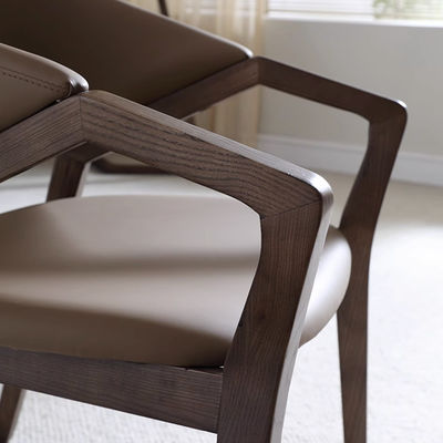 Meubles de salle à manger moderne W58*D61*H80CM Chaise nordique Chaises en bois massif pour le restaurant
